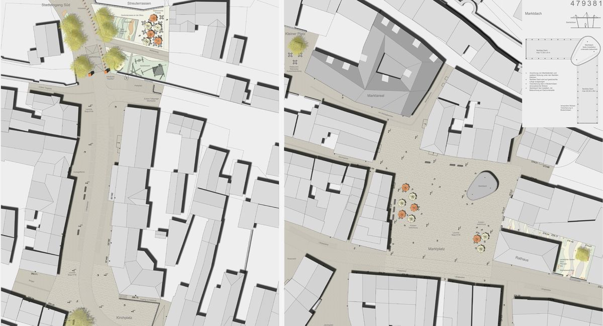 Hauptstraße und Plätze Mellrichstadt hase landschaftsarchitektur